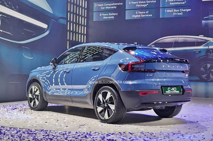 Volvo C40 Recharge launched at Rs 61.25 lakh